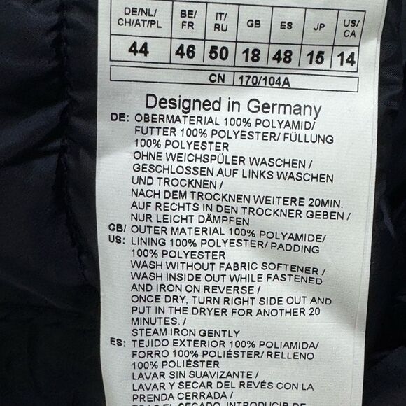 Gerry Weber  Quilted Padded Vest. Navy Blue - Picture 7 of 12